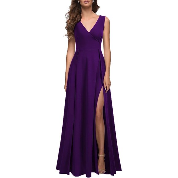 polyester formal dress Blue Satin Ruched Slip Maxi Dress & Reviews - Blue - Dresses